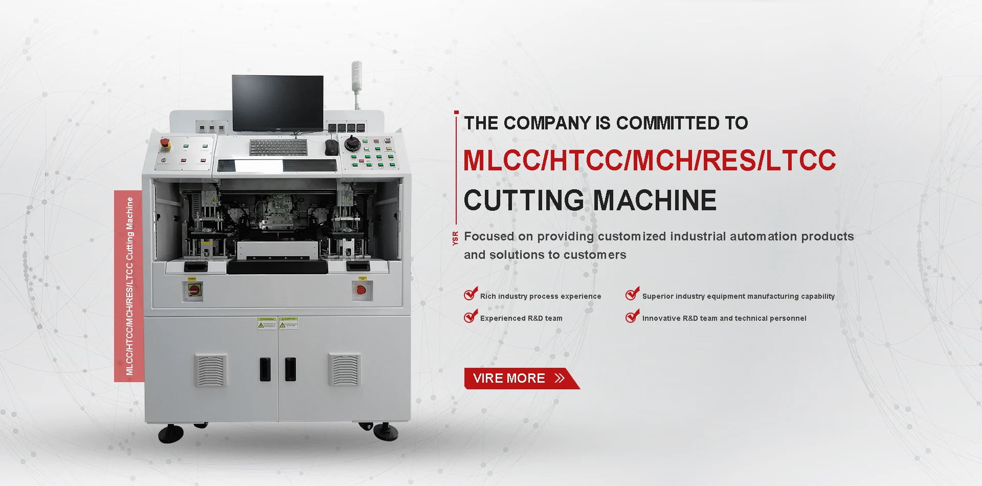 MLCC/HTCC/MCH/RES/LTCC -Schneidemaschine